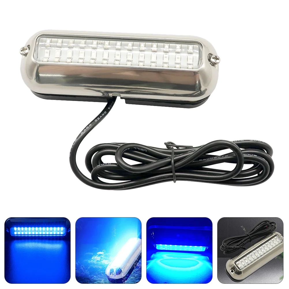 Yacht Underwater Light 39led Boat Bottom Lights Waterproof Lamp Stainless Steel Decor