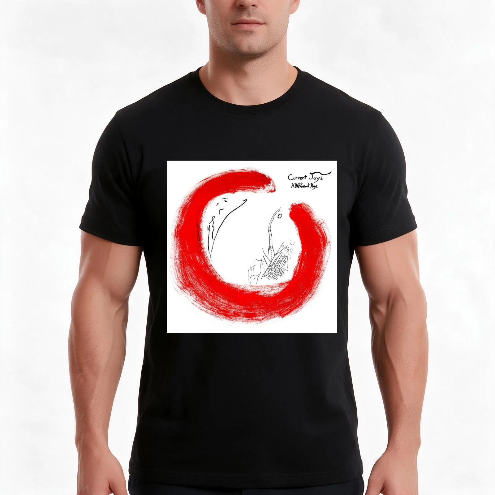 Current Joys - Another Age T-Shirt, Summer Casual Cotton Tee, Oversized Streetwear Tops, Vintage Graphic Print, Unisex Men Women
