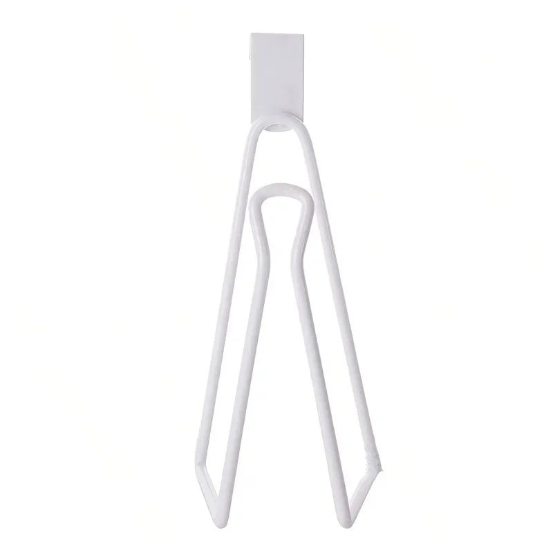 Toilet Paper Holder: Easy Installation Wall Mount Bathroom Paper Roll Hanger with Painted Finish, Space Saving Drill-Free Design
