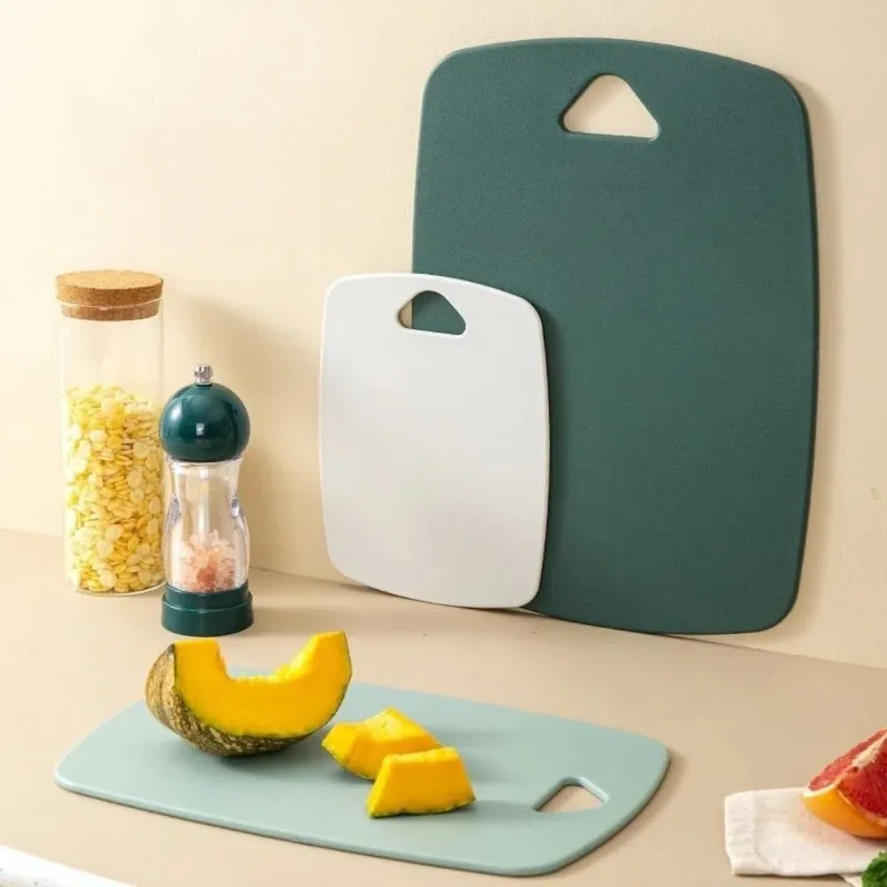

3PCS/SET Thick Double Sided Cutting Board Non-Slip Easy To Clean Plastic Cutting Board Odor-Resistant Hanging Storage