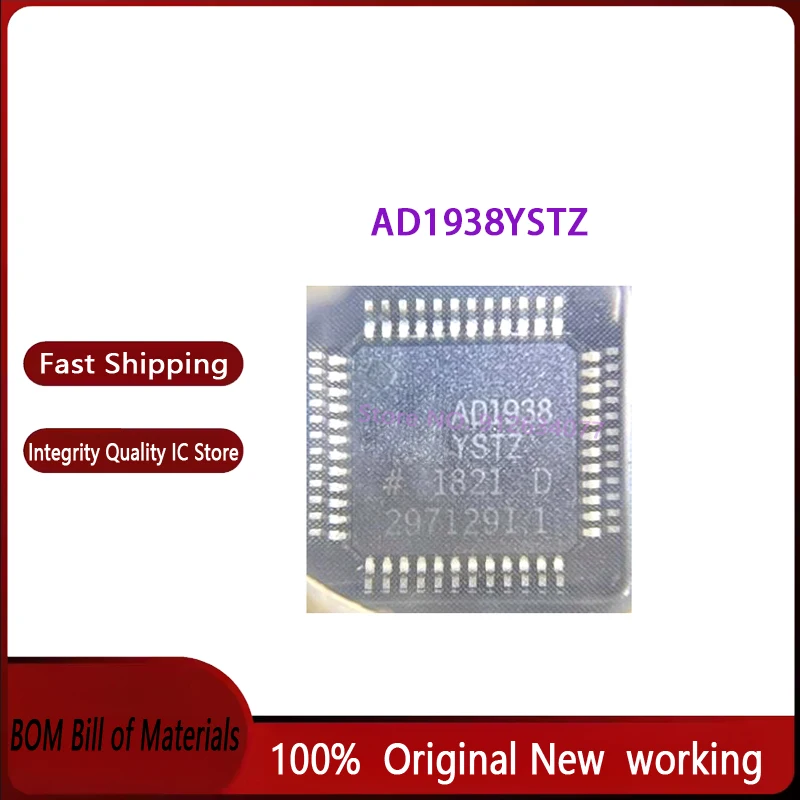 (1-100piece)AD1938YSTZ AD1938YSTZ AD1938 LQFP48 IC Chipset New Original