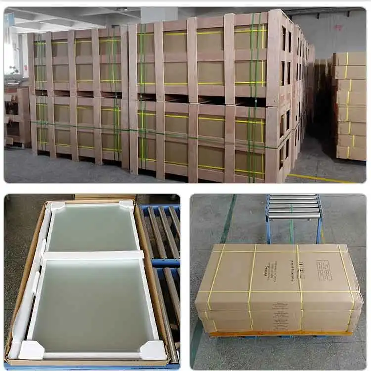 Roller tempered glass sliding bathroom shower door