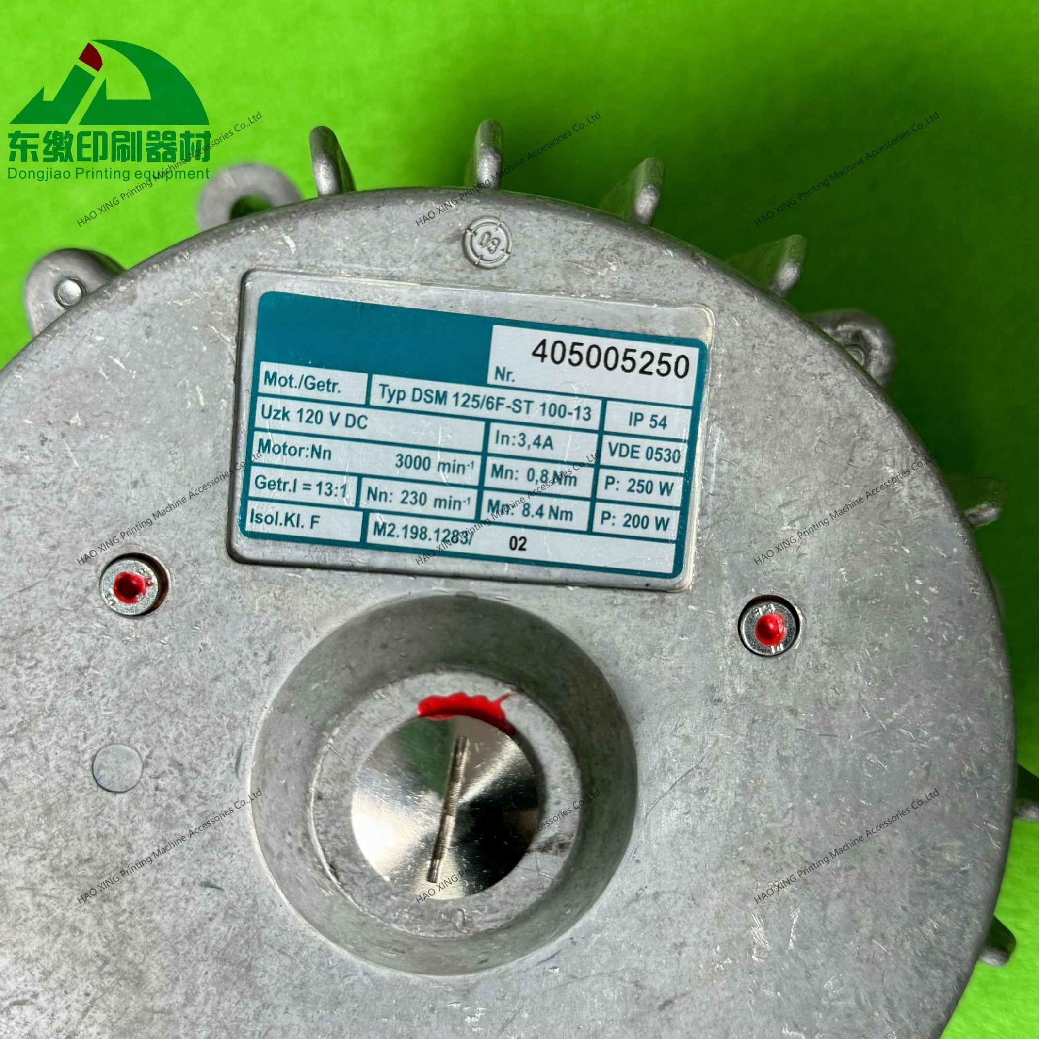 Motor de 1 pieza de alta calidad M2.198.1283/02 para Heidelberg SM74 PM74 piezas de maquinaria de impresión Offset DSM 125/6F-ST 100-13 Motor
