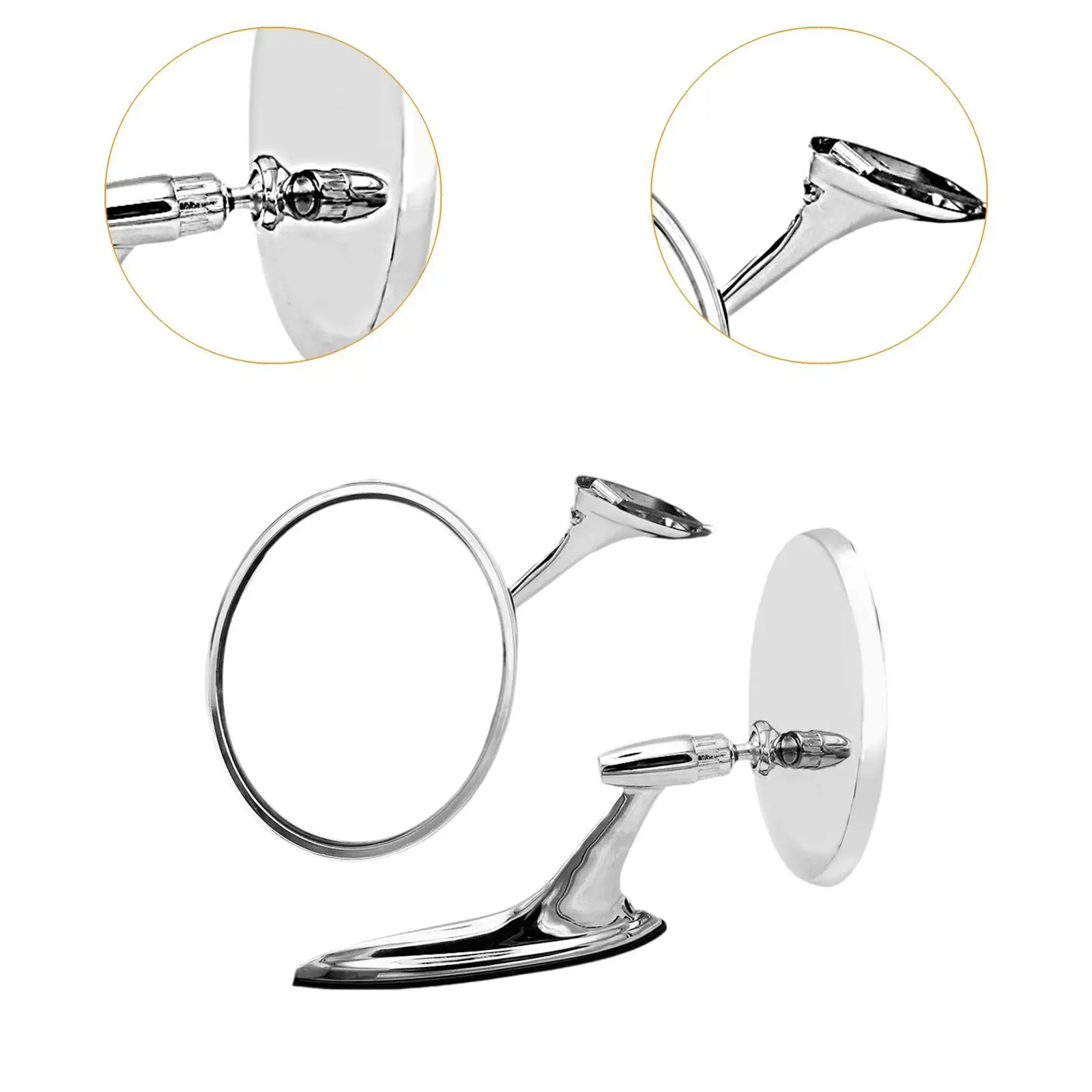 1 زوج سيارة مرايا الرؤية الخلفية اكسسوارات الديكور الخارجي قطع الغيار #5