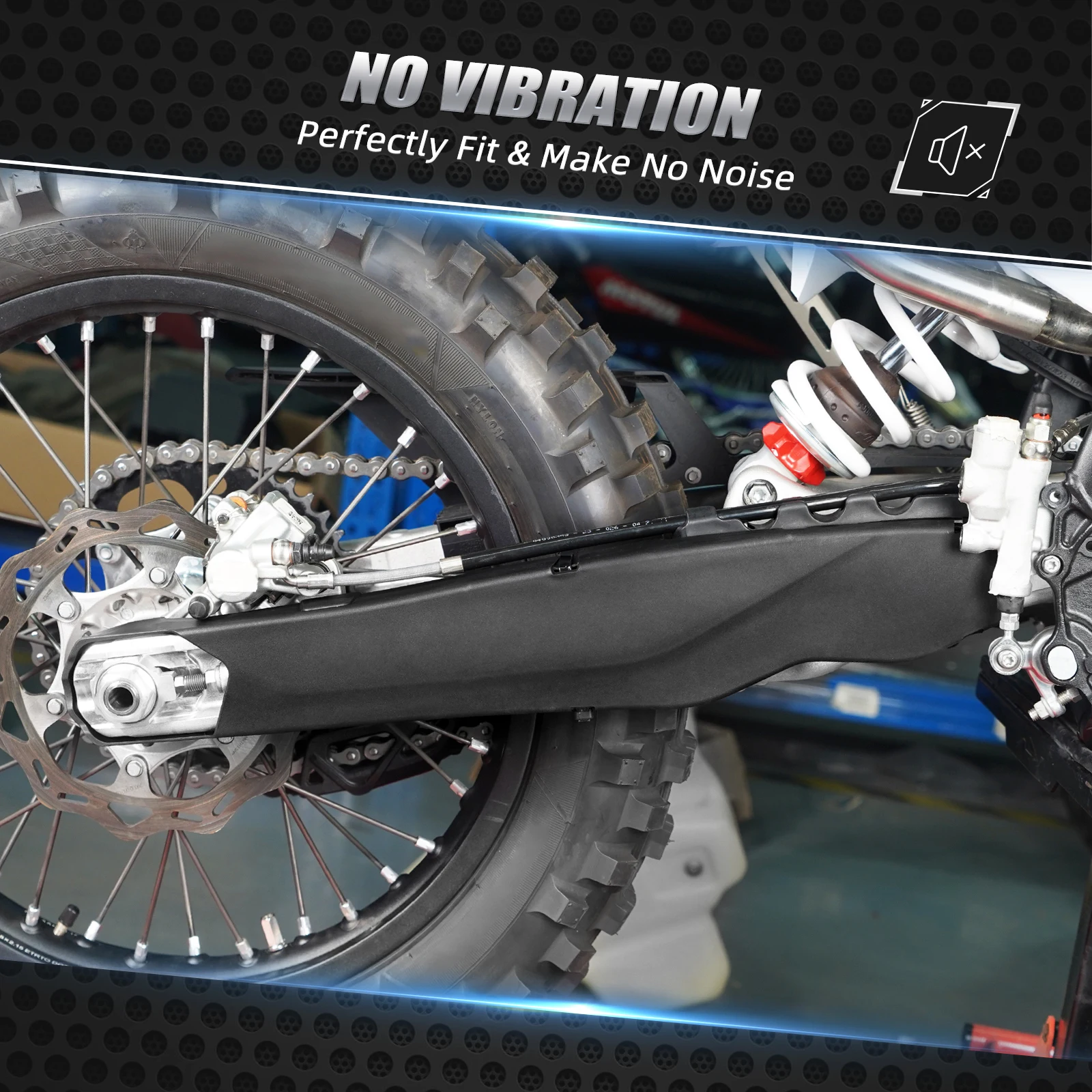 NICECNC Für KTM EXC 300 2024 Schwinge Schutz Protektoren Für KTM EXC-F 350 SX 250 SXF 450 Husqvarna TE 300 FE450 GasGas EC 300