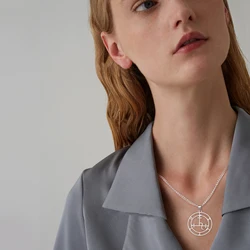 Stainless Steel Devil Seal Necklace Lilith Solomon's Sigh Magic Pendant Satan Men's and Women's Necklace Amulet Jewelry Gift