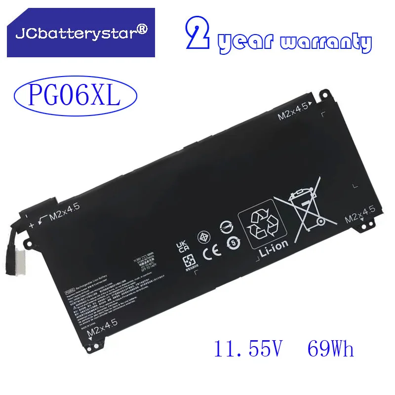 

Новый аккумулятор JC PG06XL для HP Omen 15-DH 15-DH0XXX 15T-DH000 15T-DH100 15-DH1010CA TPN-C143 HSTNN-DB9F