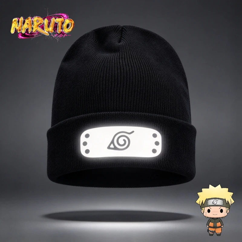 Anime Cosplay Couple - NARUTO Konoha Akatsuki Cartoon Niedliche Strickmütze