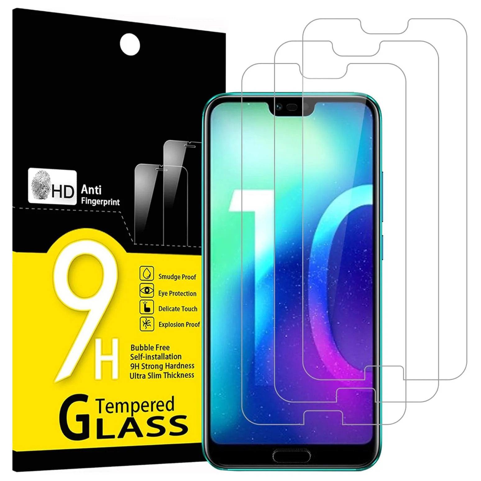 3Pcs Tempered Glass…