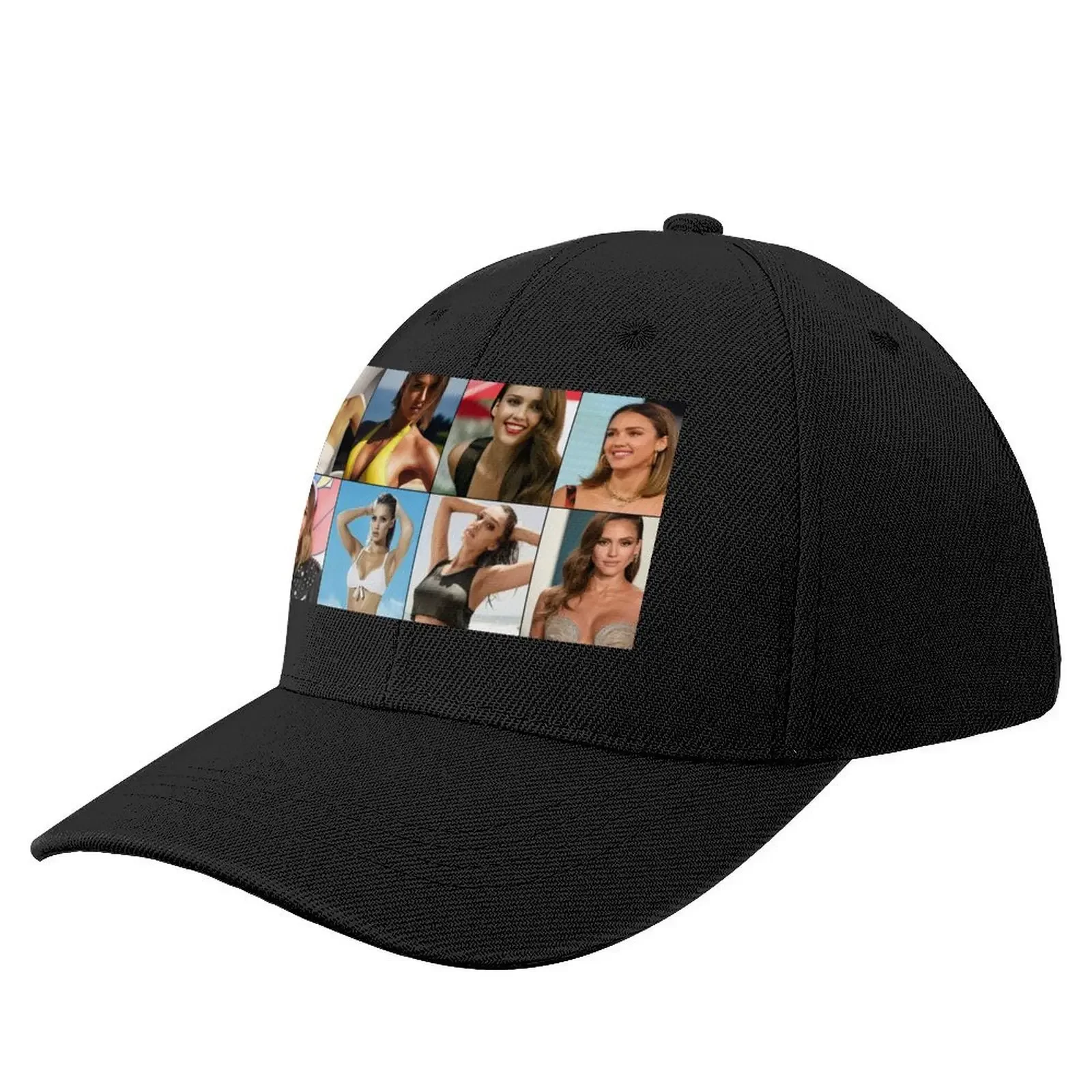 

Jessica Alba Photo Collage Baseball Cap |-F-| hats on offer designer cap fishing hat Hats For Women Men's