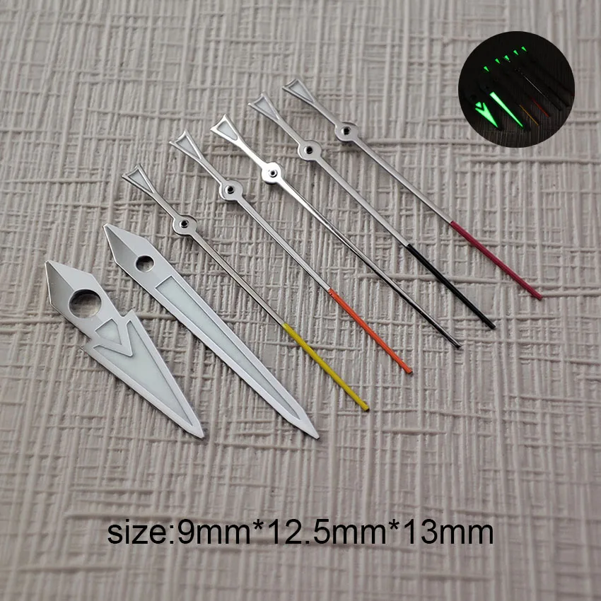 NH35 Hands New Modified Watch Accessory C3 Strong Green Luminous Hands Suitable for NH35/NH36/4R/7S Movements