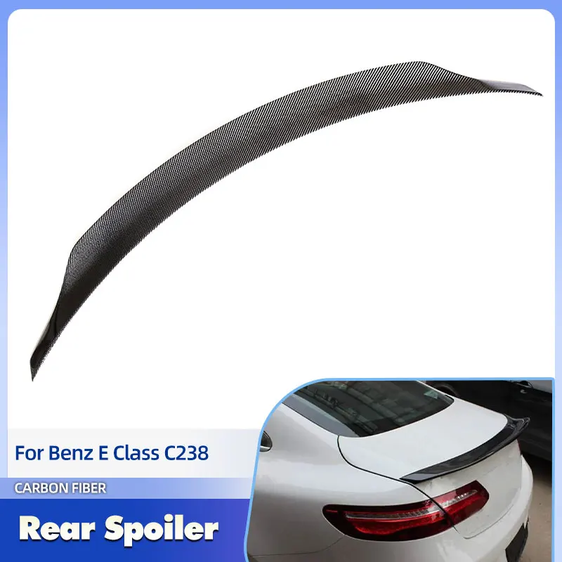 

Car Rear Trunk Spoiler Wings Carbon Fiber for Mercedes Benz E Class C238 E400 Coupe 2017-2020 Racing Rear Spoiler Boot Wing Lip