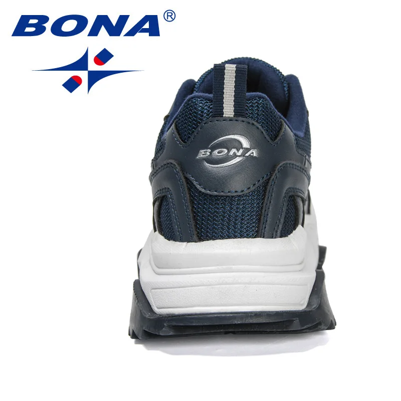 BONA-Sapatilhas de Plataforma Respiráveis para Mulher, Sapatos Esportivos, Treino, Corrida, Casual, Senhoras, Novos Designers, 2022