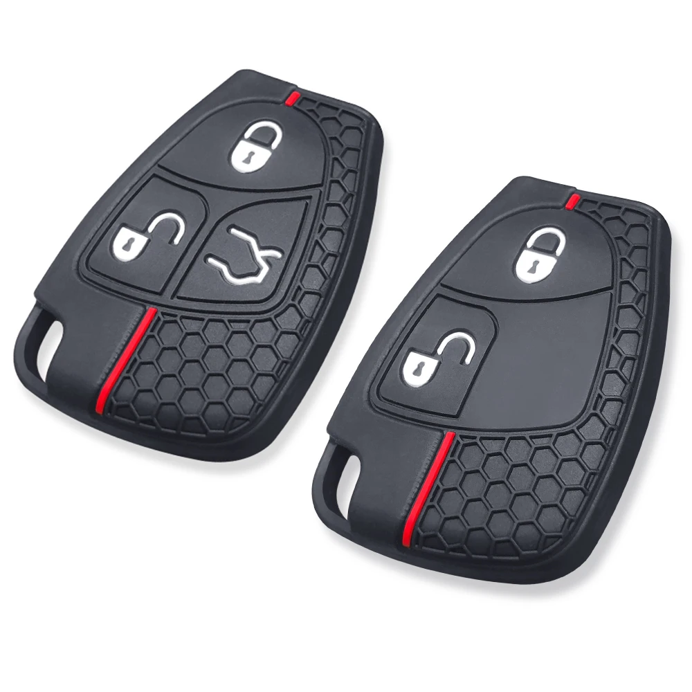 Car Key Case Remote Key Cover For Mercedes-Benz W211 W202 W210 W208 W203 W245 B Class V180 CL55 CL600 CL65 C230 C240 C280 C320