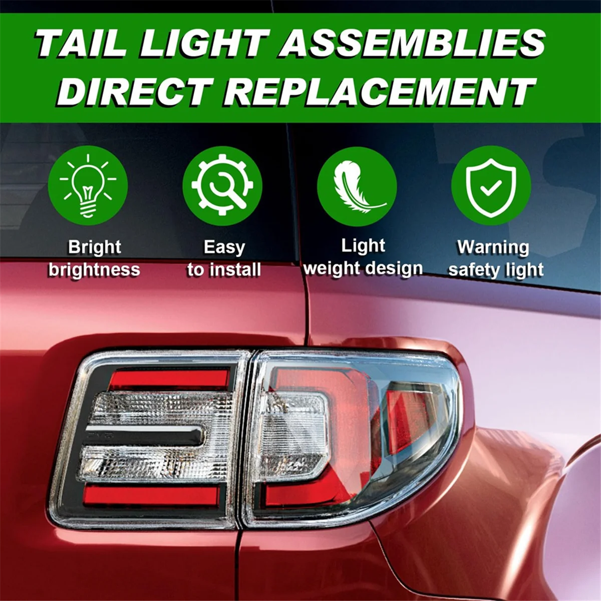 ضوء خلفي لسيارة جي إم سي أكاديا 2013-2016 أكاديا المحدودة 2017 مجموعة مصابيح خلفية LED خلفية مصباح خلفي جانبي 84051376 -PFM (يمين)