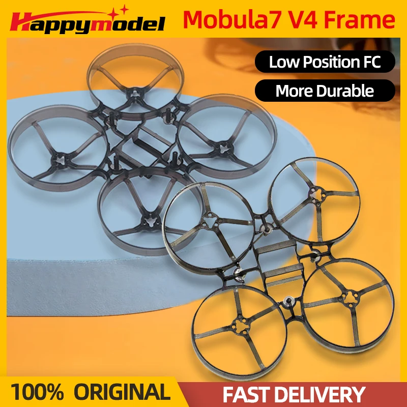 HappyModel Mobula7 V4 Moblite7 Drone Frame KIT aggiornamento 75mm Brushless Tinywhoop per RC FPV Freestyle 75mm Racing Drone originale