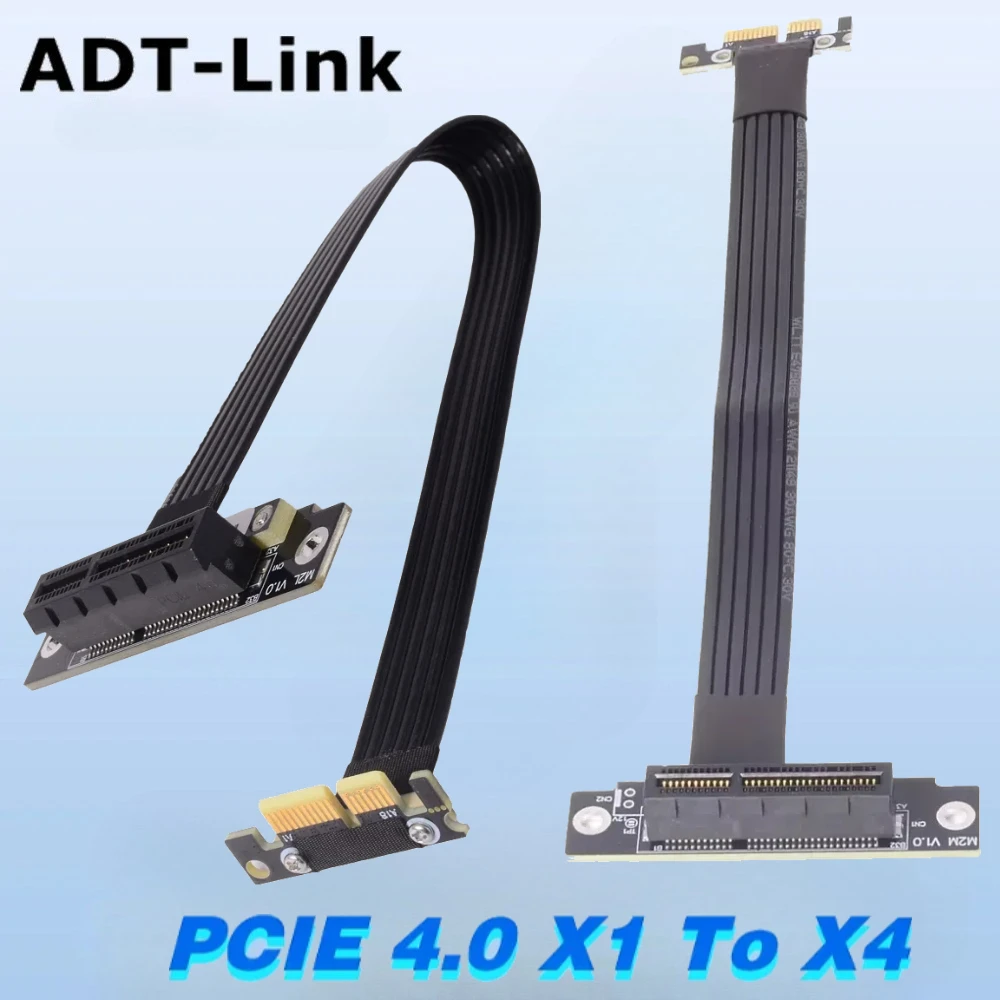 �y�Z�[�����zPCI-E Gen4 x1 x4 �����P�[�u�� PCI Express 4.0 X1 - X4 �܂肽���ݎ� 90° 270° 180° ���C�U�[�P�[�u�� (PCIe X4 NVMe SSD�ALAN�AUSB�J�[�h�Ή�)