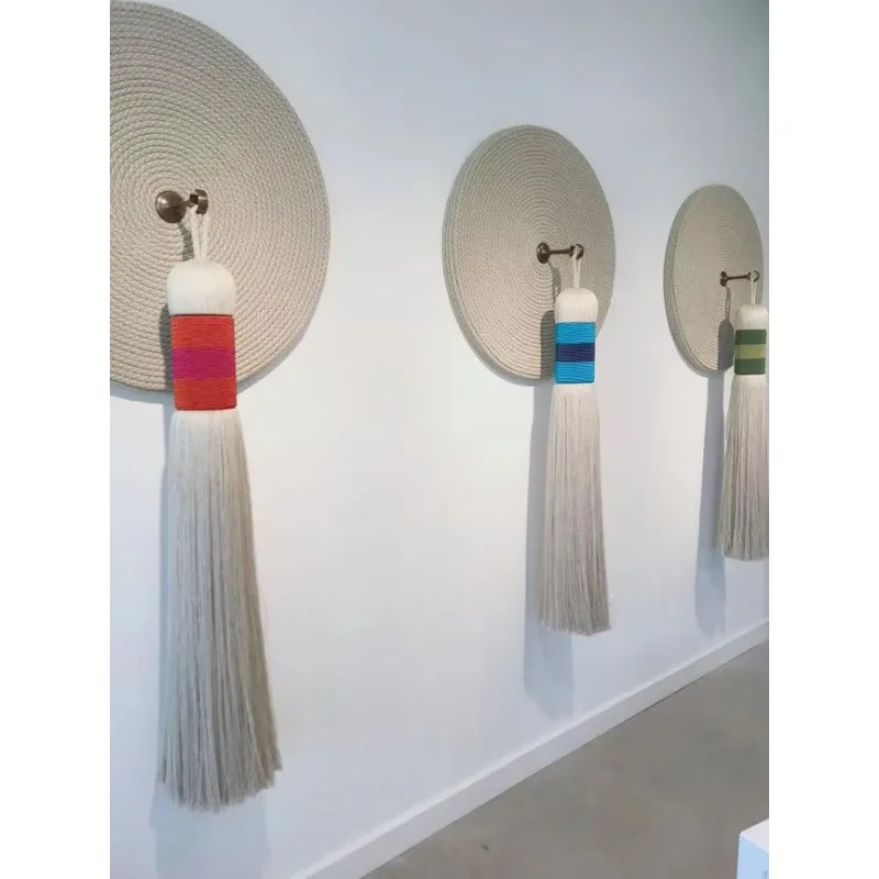 Handmade lace fringe art decoration design home living room wall hanging