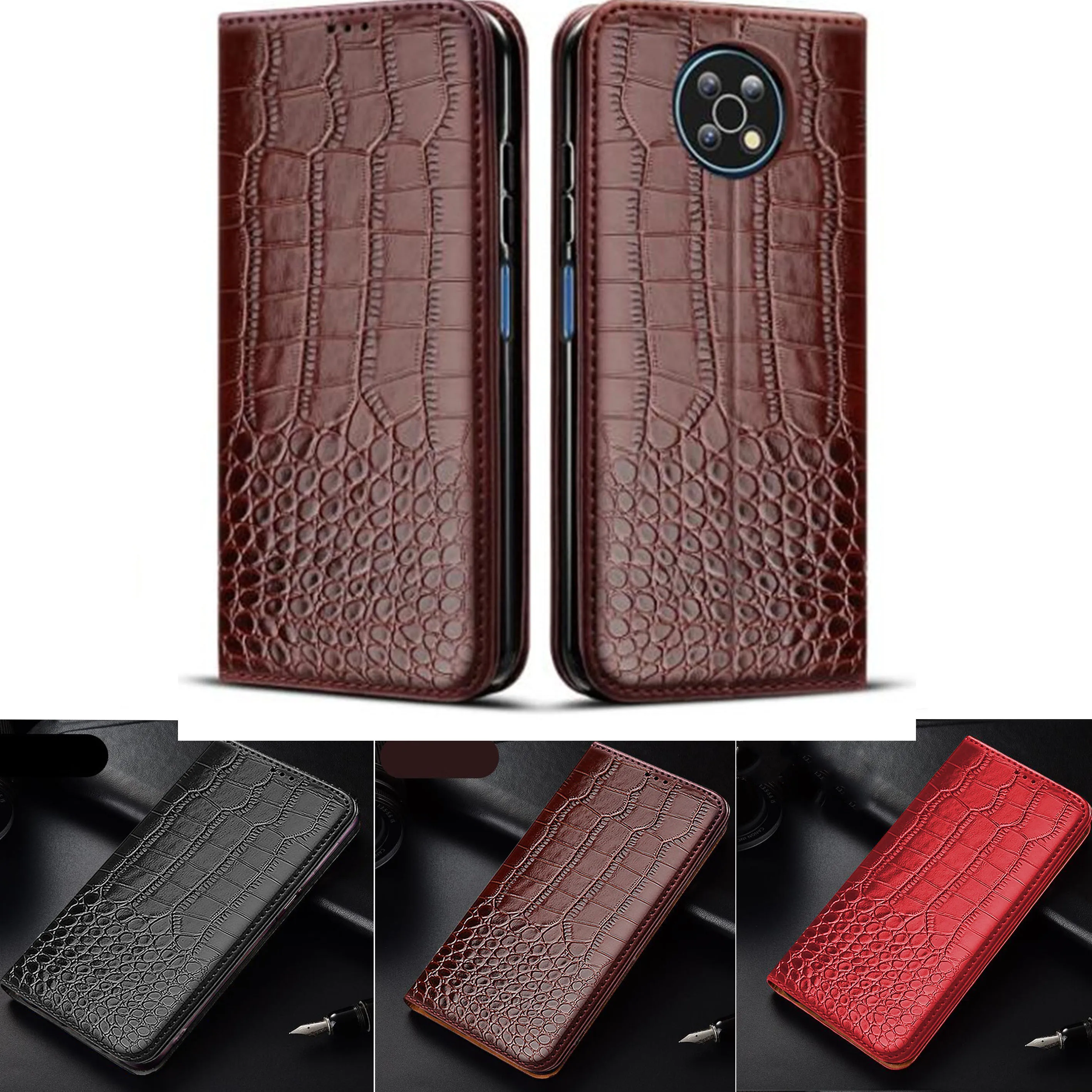 Funda de cuero con tapa G50 para Nokia G50 5G, funda para Nokia G20 G10 G30 NokiaG50, Fundas magnéticas con soporte, funda para teléfono tipo billetera