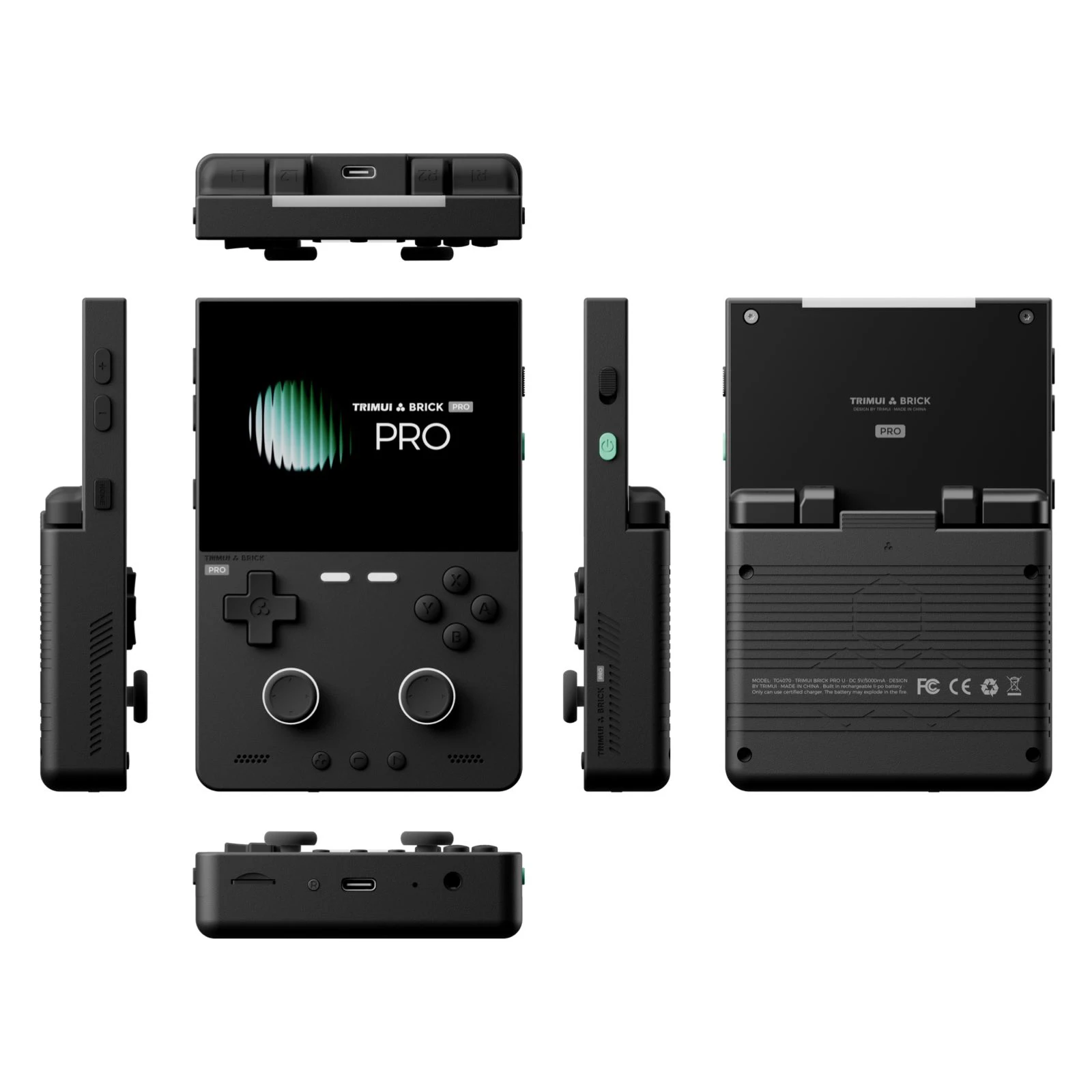 For TRIMUI Brick Pro Retro Handheld Game Console Portable Video Player Palm Phone Games Player for Outdoor Travel Daily Commute