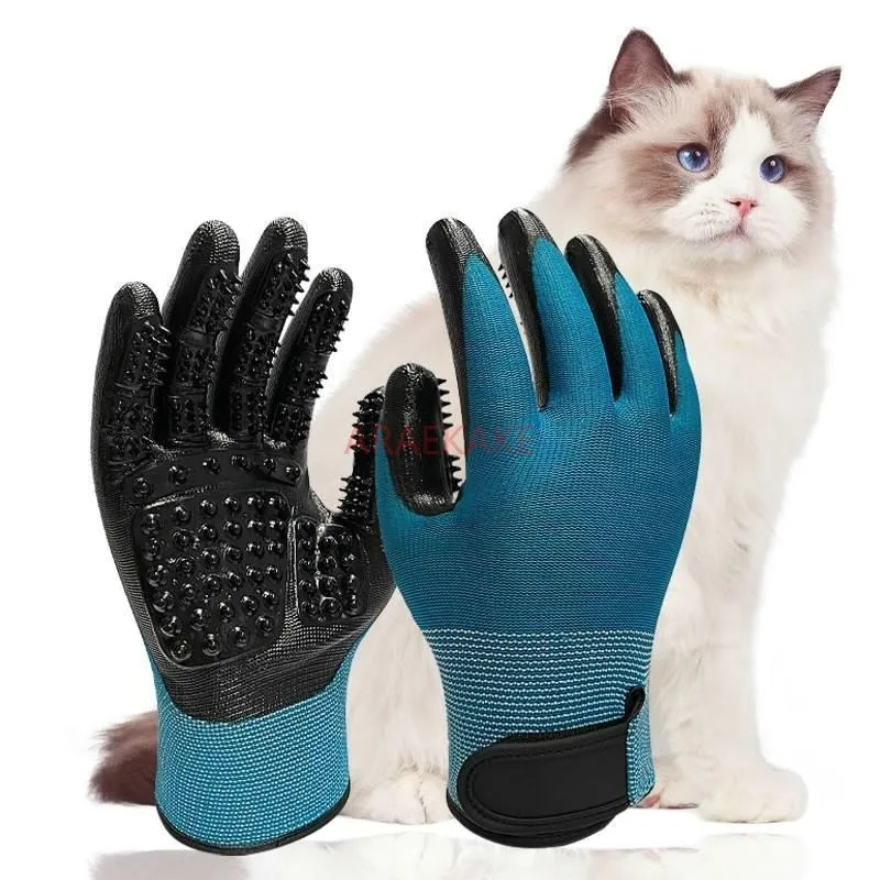 Pet Bath Gloves Mas… - image