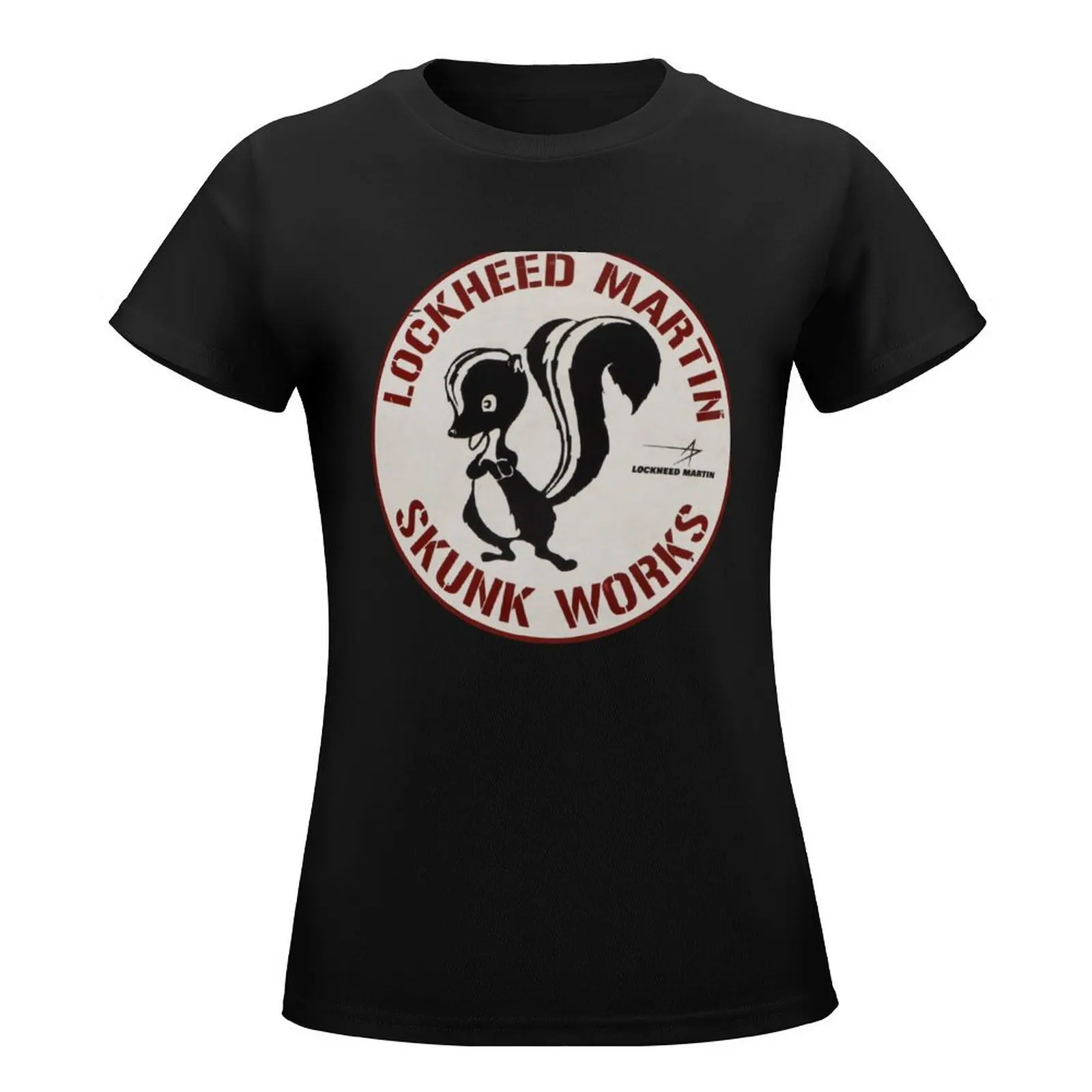 SKUNK WORKS T-Shirt female graphics Woman clothing