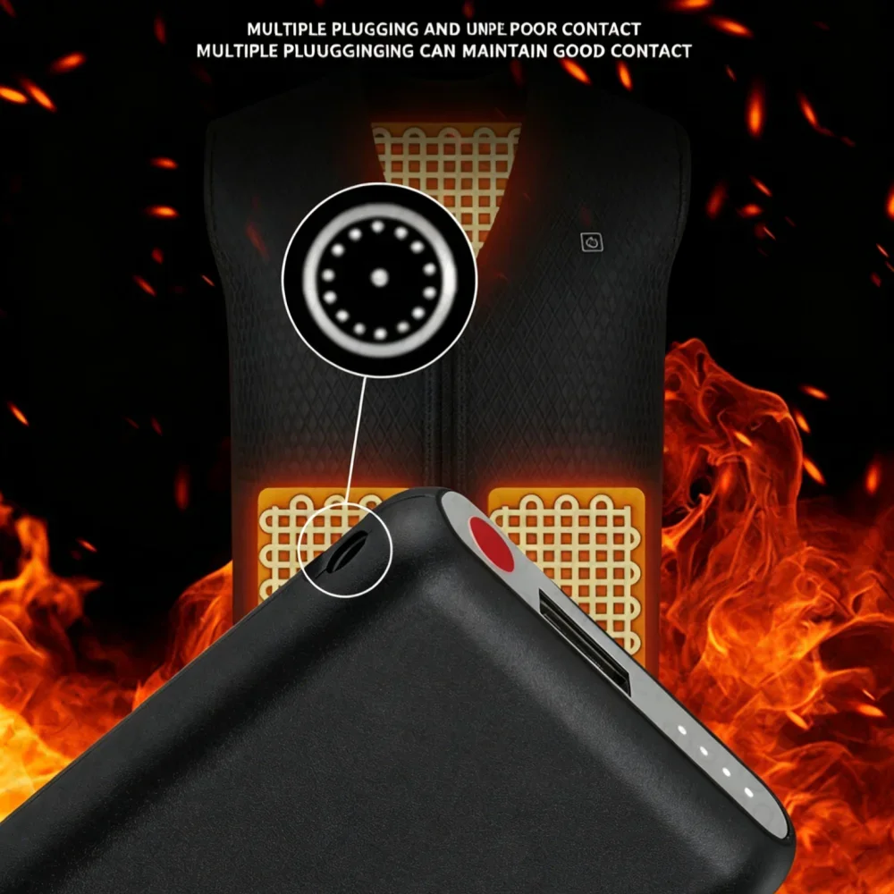 5000mAh Heated Gloves Battery Rechargeable For Heating Vest, Heating Socks,Winter outdoor, Skiing, Cycling Warming batteries