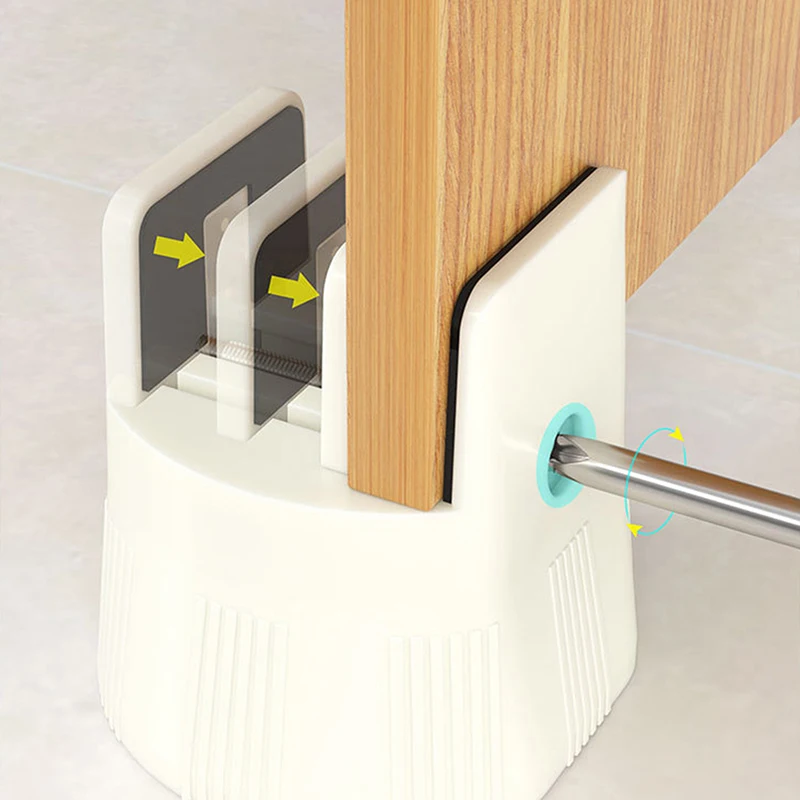 Kaki Kursi Riser Tinggi Dapat Disesuaikan Kaki Anti-selip Tugas Berat untuk Sofa Meja Tempat Tidur Kabinet Furnitur Riser Mat