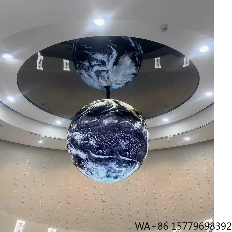P1.8 P2.5 Round Circle Shape 360 3D Globe Digital Video Ball Soft Flexible Circular LED Spherical Sphere