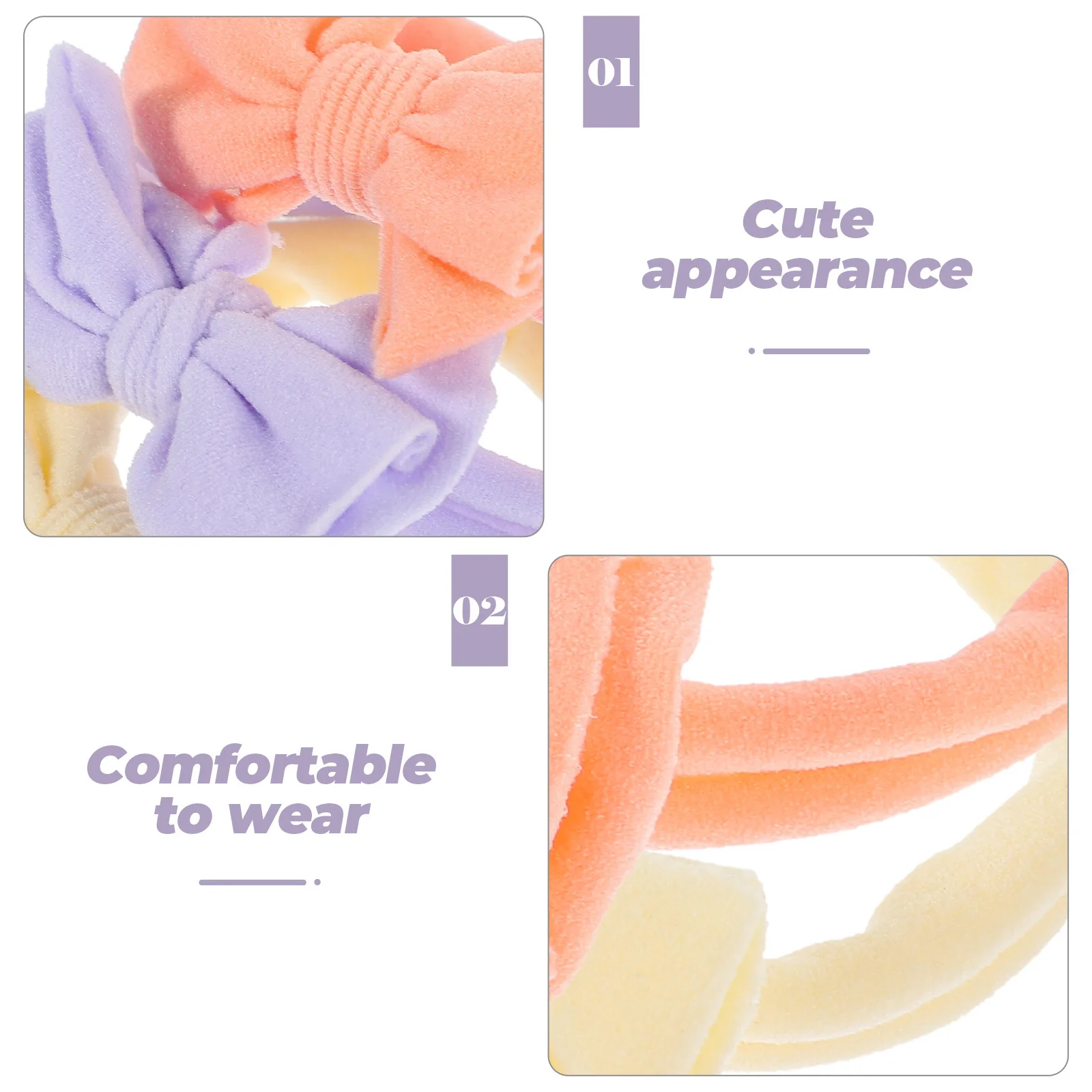 

3Pcs Baby Bowknot Hairbands Stretchy Elastic Infant Headbands Party Festival Photo Props Baby Hairbands Kids Hairband