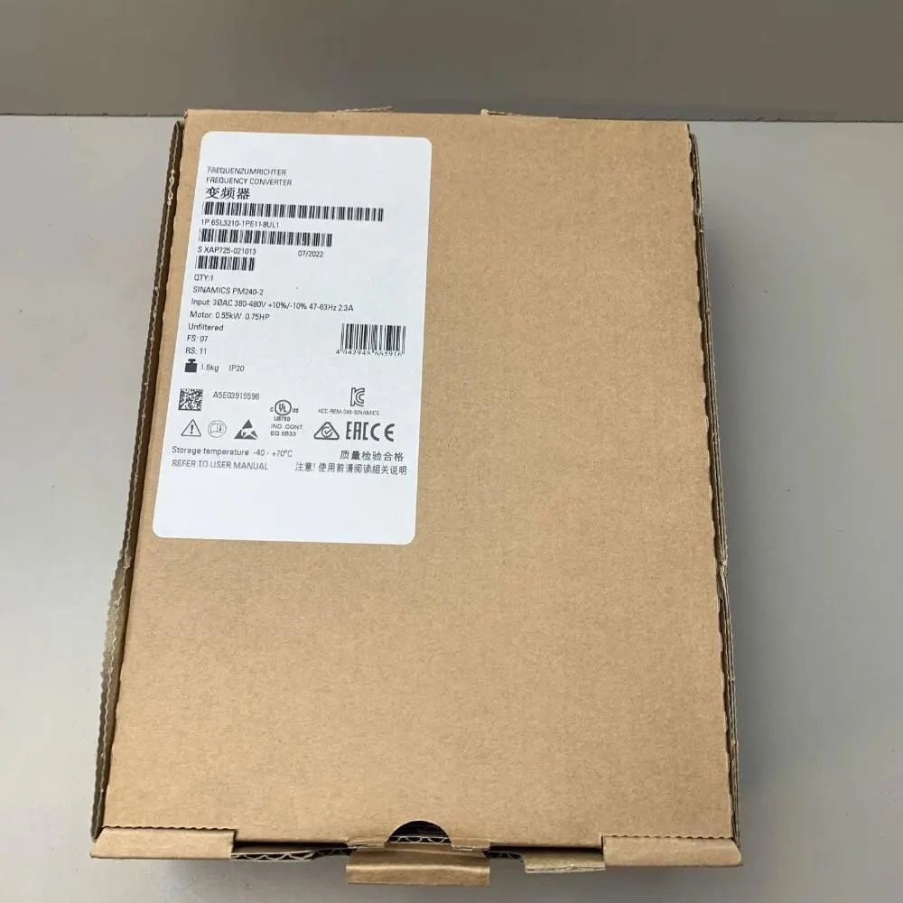 

Совершенно новый 6SL3210-1PE11-8UL1 6SL3210-1PE12-3UL1 6SL3 210-1PE11-8UL1 6SL3 210-1PE12-3UL1 Гарантия один год