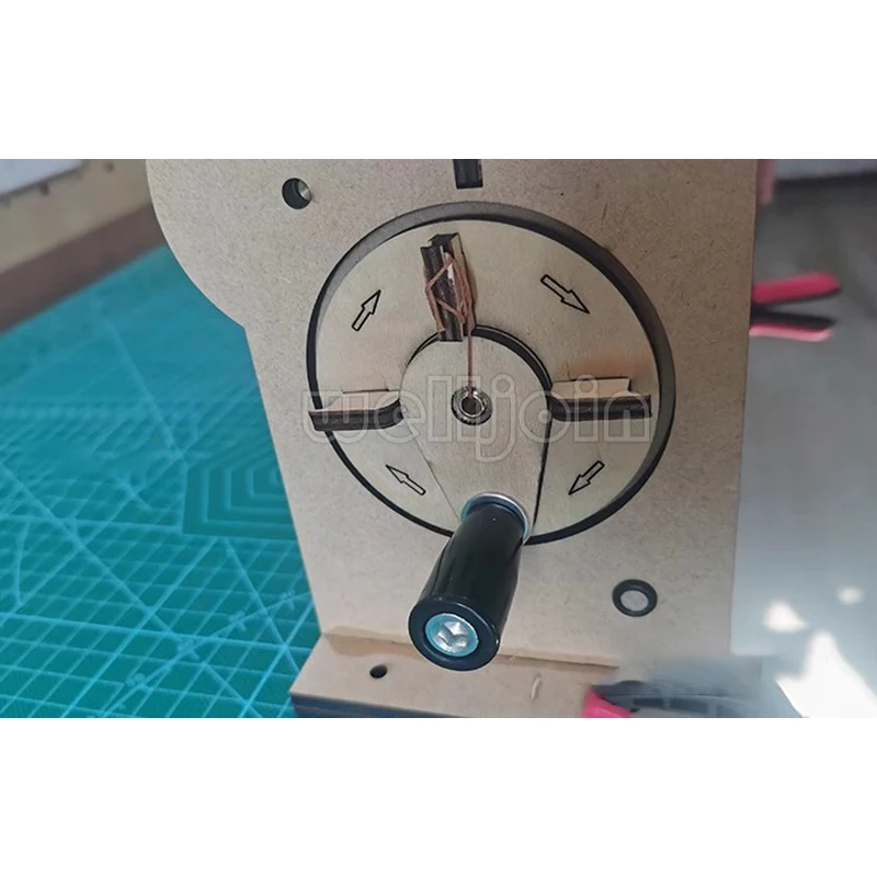 DIY Manual Winding Machine Hobby Model Ship Tool Ropewalk for Standing Rigging Rope Making Model Kit