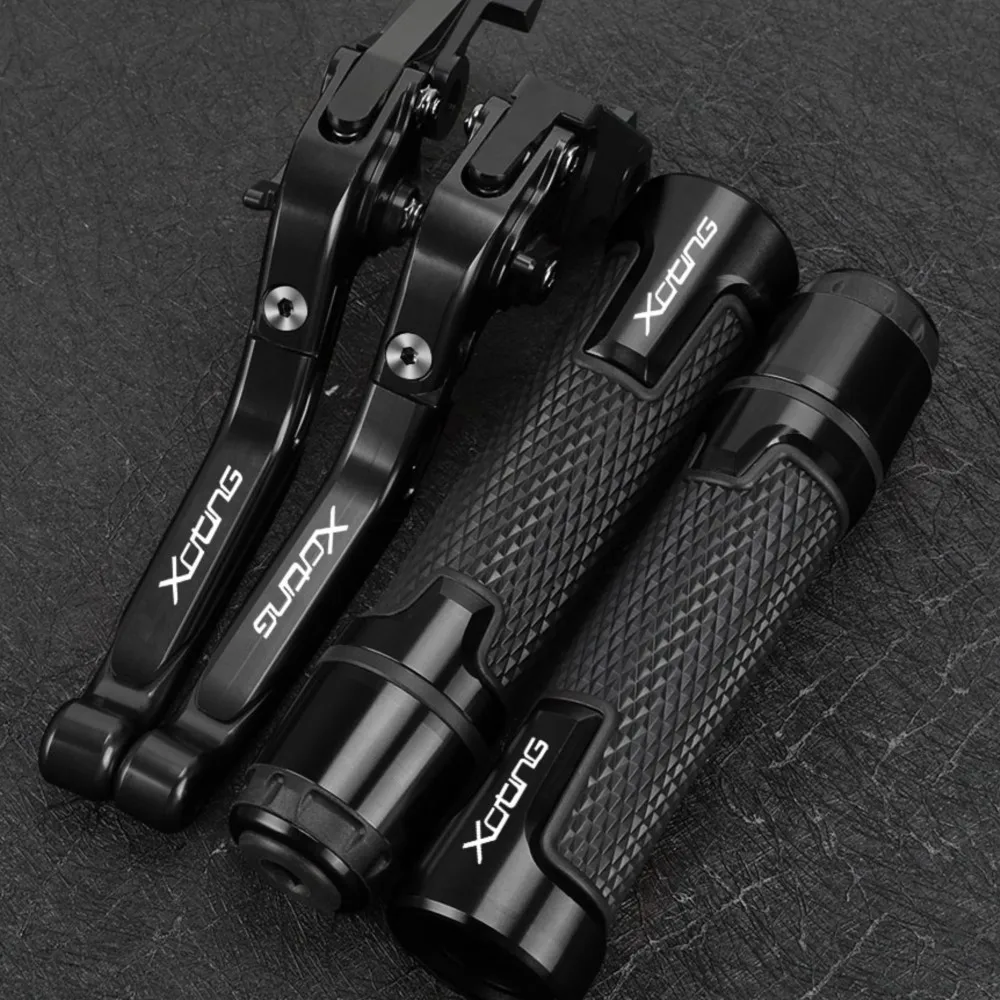 

Motorcycle Accessories FOR For KYMCO XCITING 250 300 500 400 S400 Brake Clutch Levers Handlebar Grip Handles bar Hand Grips