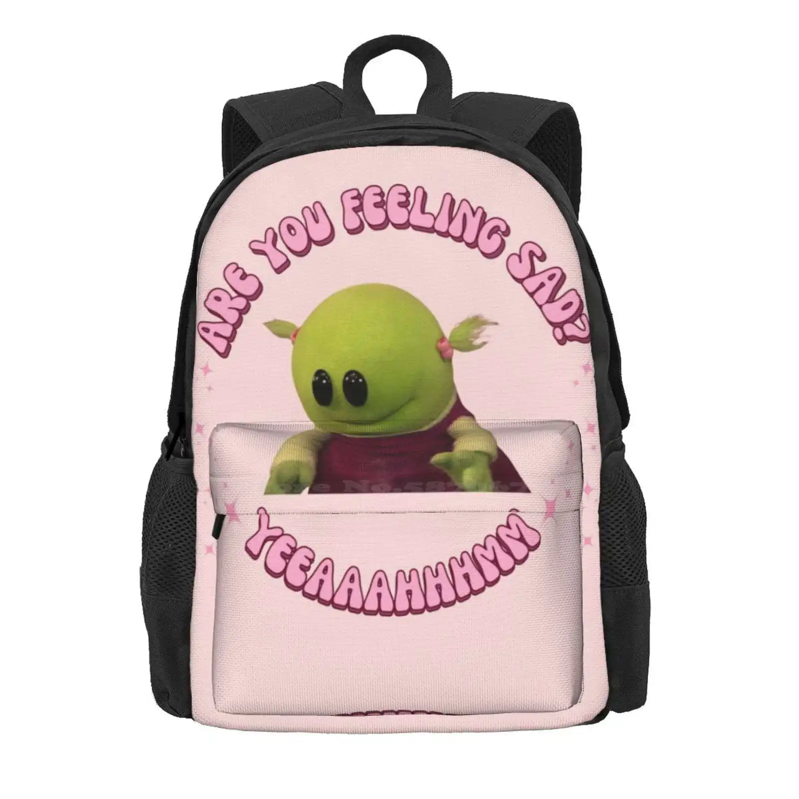 Are You Feeling Sad? Nanalan Mona Hot Sale Schoolbag Backpack Fashion Bags Nanalan Mona Nanalan Wonderful Girl Whos That