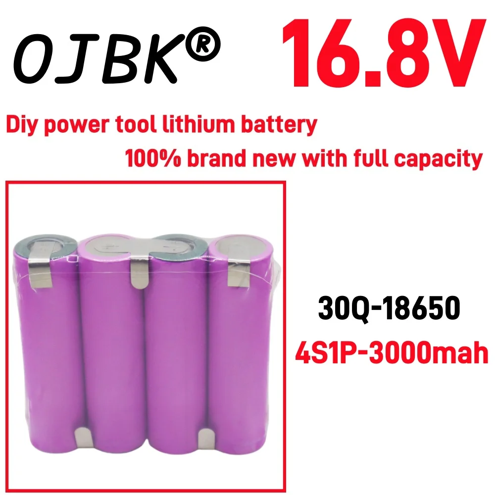 Original 100% full capacity 20A 18650 30Q 3000mAh 6000mAh 3S 4S 5S 12.6V 14.8V 18V DIY screwdriver battery welding battery pack