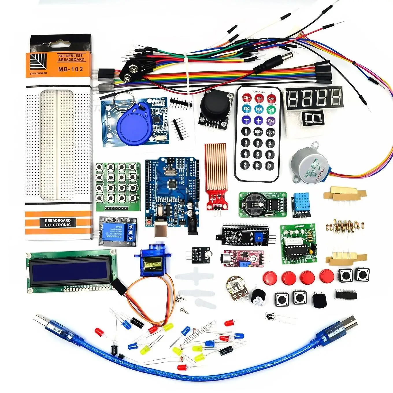 RFID Starter Kit for Arduino For UNO R3 official version ATMEGA328P RFID Upgraded version Learning Suite With Components Box