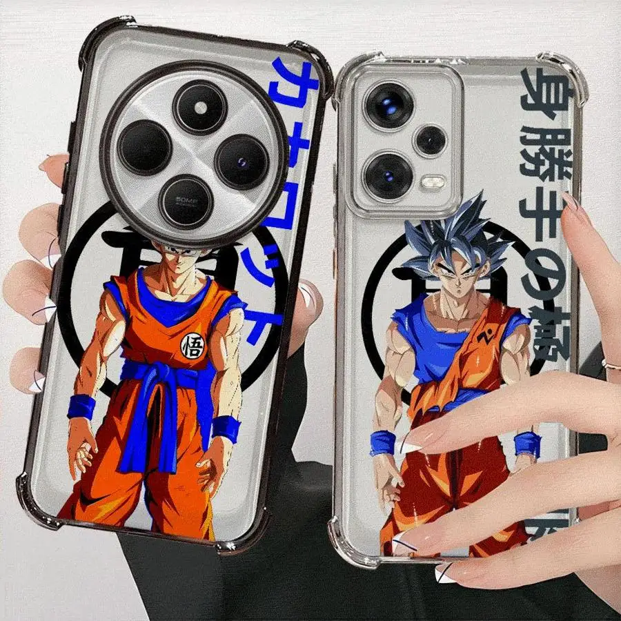 

Cool Cartoon Anime Clear Cover Case for Xiaomi Redmi A3 A3X 14C K80 Pro K80 5G A5 13C