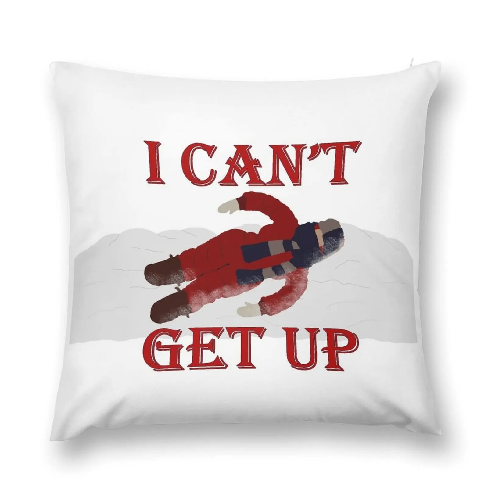 

A Christmas Story - I Can't Get Up Throw Pillow Pillow Cases Christmas Pillowcase pillow