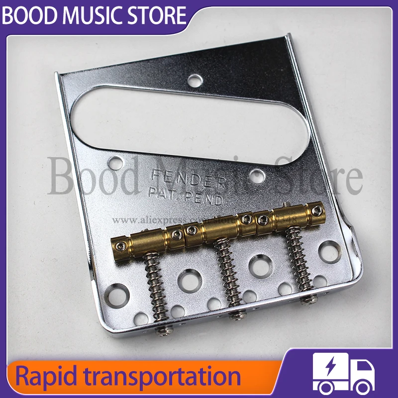 

TL Electric Guitar Bridge Compensated Brass Saddles Cut-Down Sides