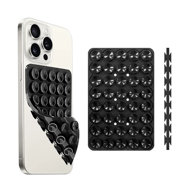 Double Sided Silicone Suction Cup Mobile Phone Tablet Fixed Suction Cup Without Glue or Marks Mobile Phone Fixing Bracket