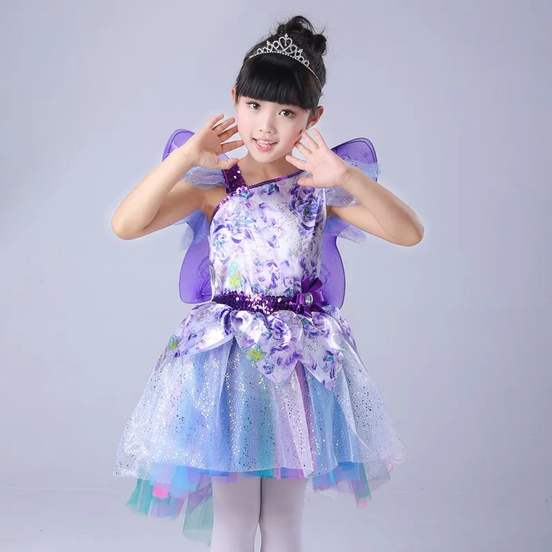 

Hallowe'en Costume Children's Fairy Performance Outfit Fairy Tale Angel Elf Creative Show Women's Flower Fairy Act Costume