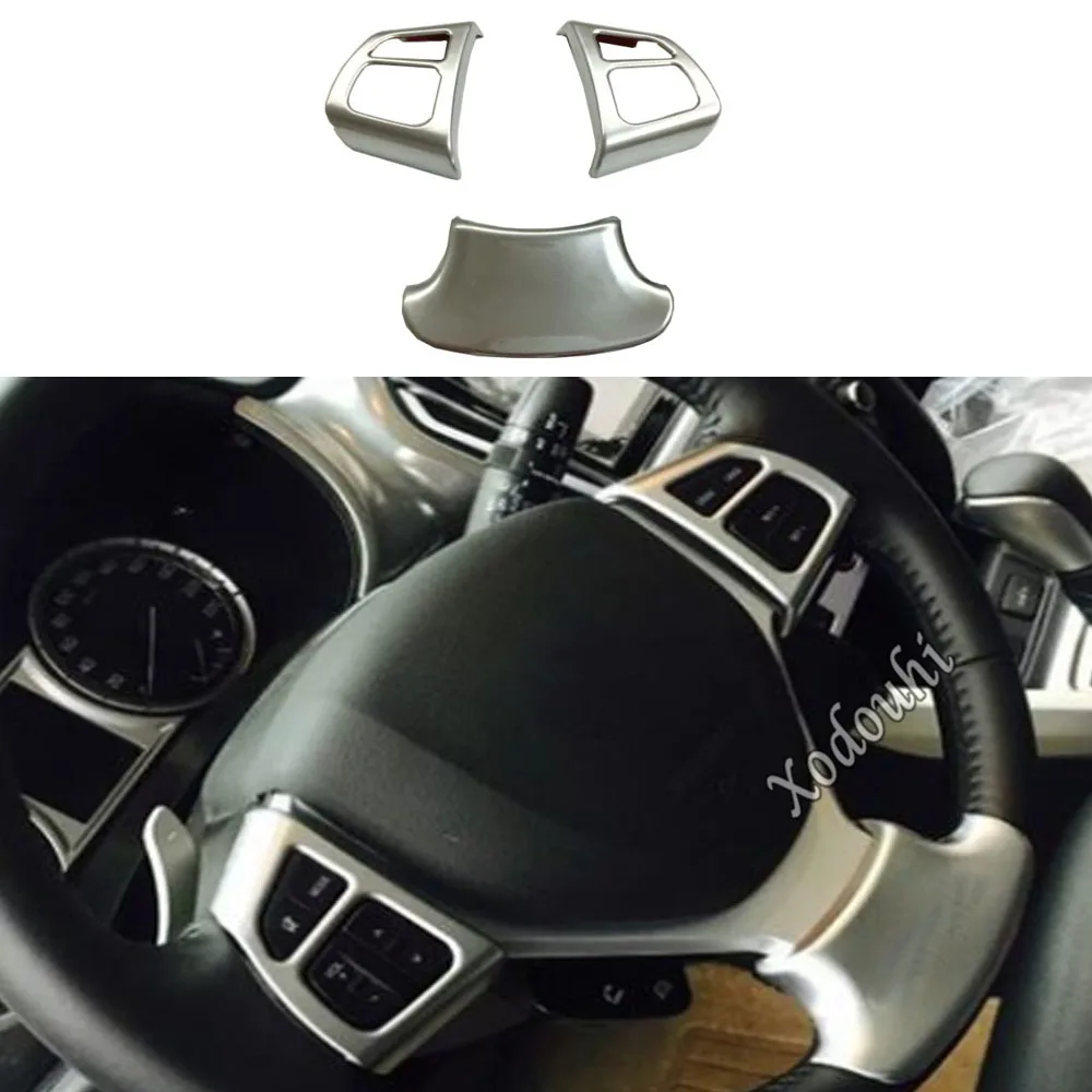 For Suzuki Vitara Escudo 2016 2017 2018 2019 2020 Car Detector Styling ABS Matte Steering Wheel Interior Kit Trim Frame Hoods