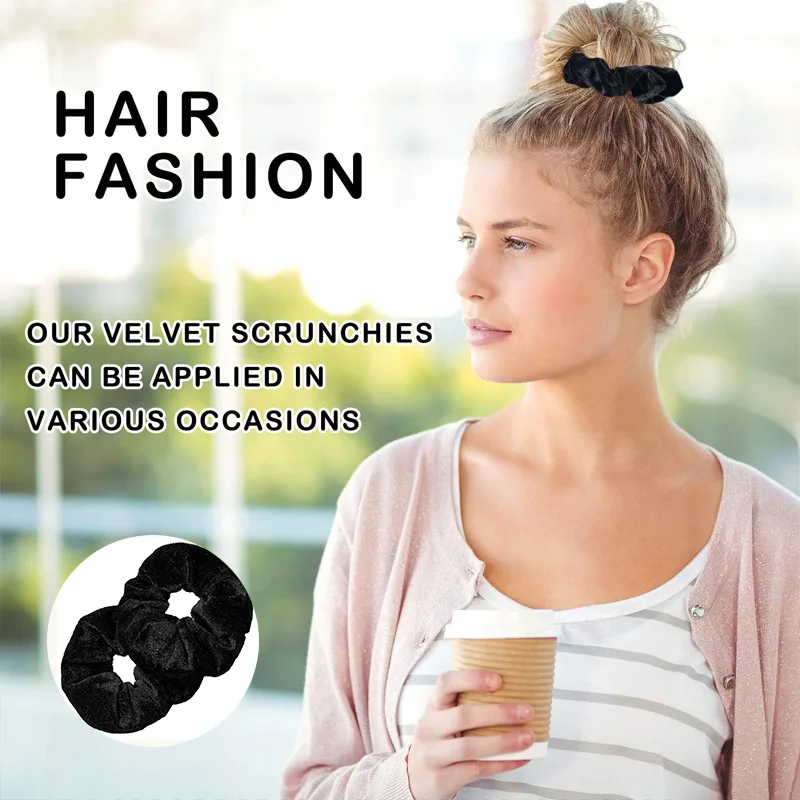 

Lady Velvet Hairband, without creases, without frizz, soft and gentle elastic hairband, fashionable hair accessory gift