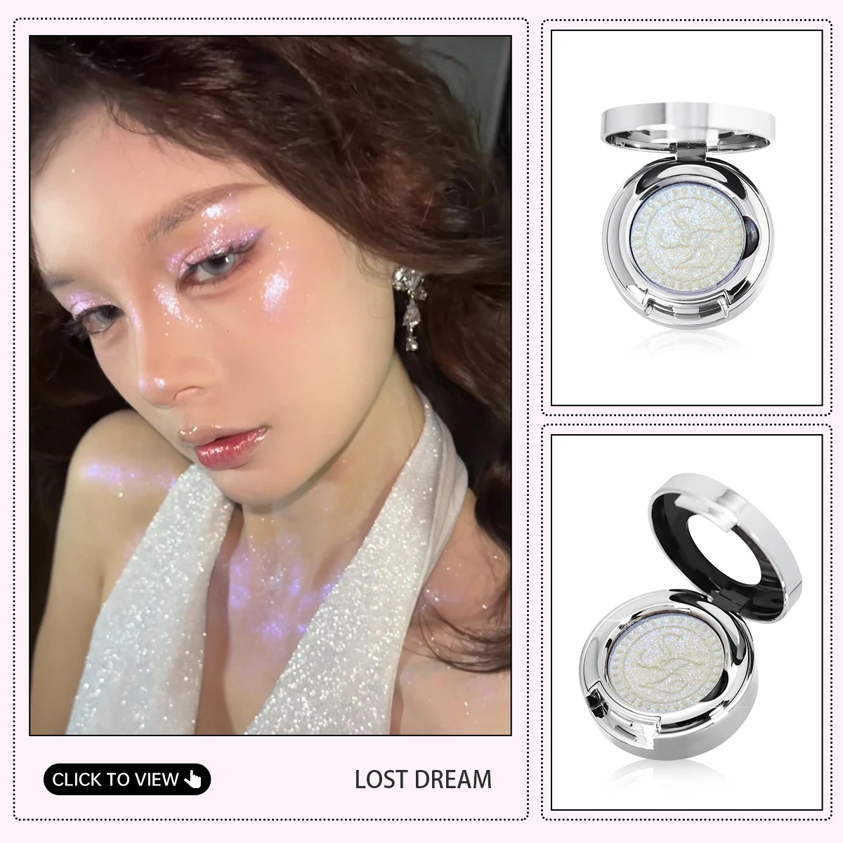 Sheeneffect Chase Light Series Maquillaje de lujo Paleta de sombras de ojos camaleón Sombra de ojos de larga duración