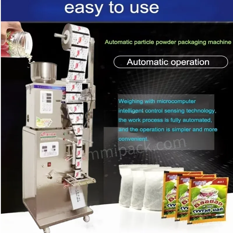 Low Cost Pouch Packet Powder Packing Machine, Coffee Sugar Salt Stick Sealing Machine