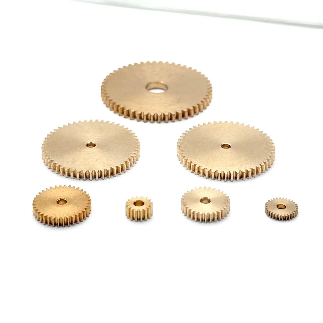 0.2M Mini Copper Gear 8/9/10/11/12/13/14/15/16/17/18/19/20 Teeth 0.68mm 0.98mm 1.48mm 0.7mm 1mm 1.5mm Spur Gear RC Model Making