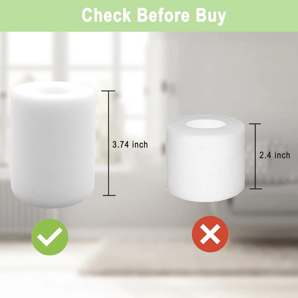Replacement Filter Compatible for Shark IQ RV1001AE RV101 Robot Vacuum Cleaner Accessories Base Pre-Motor Foam Filters