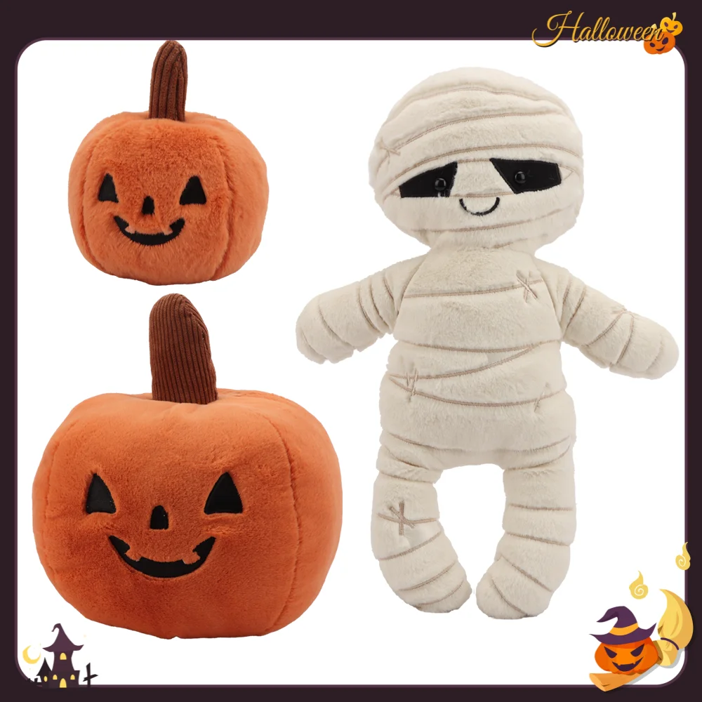 Halloween Plüschtiere Zombie Mumie Kürbis Puppe schwere Spielzeuge Cartoon gefüllt Plüsch Weihnachts geschenk Kinder puppe Halloween Geschenke