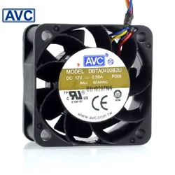 New 4020 4CM 40mm wind capacity 12V 0.50A DBTA0420B2U PWM cooling fan speed control 40*40*20mm for AVC