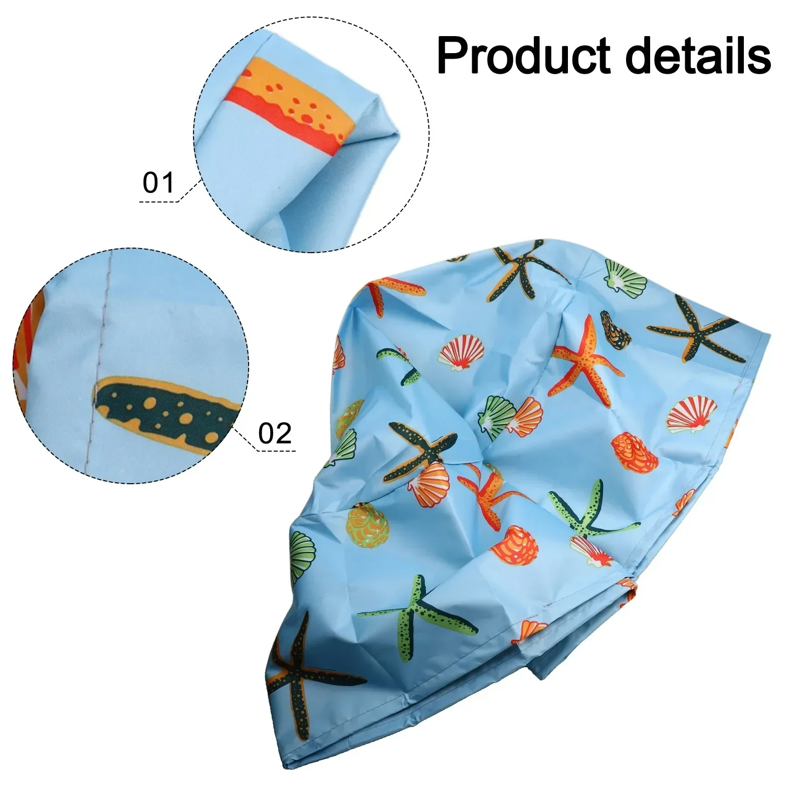Oxford Fabric Round Pool Cover Rain Cover with Drawstring for Effective Pool Protection and Reduced Water Evaporation